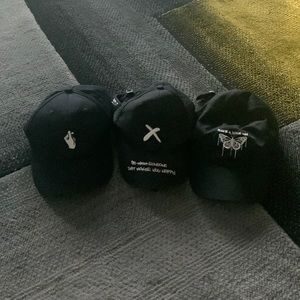 3 men or women adjustable hats cheap buy all together